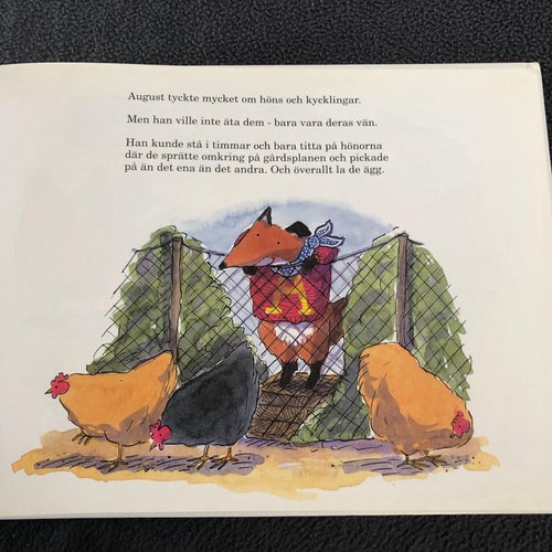 Onkel räv - Selina Young - Barnbok Bilder Saga Berättelse