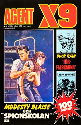 Agent X9 Serietidning 1984 nr 4 (Oläst arkivex) Modesty Blaise