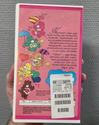 Krambjörnarna (1985) VHS Svenskt tal (Care Bears)