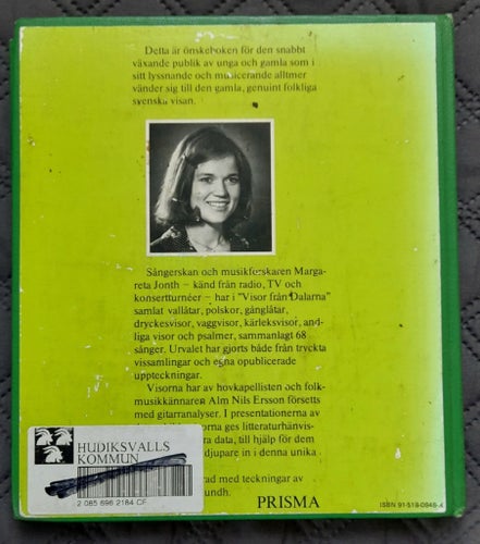 Visor från Dalarna. Margaretha Jonth. 1975