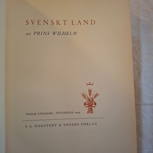 Svenskt Land av Prins Wilhelm, 1949
