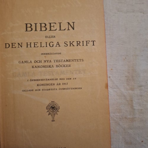 Bibeln eller Den Heliga Skrift, Konungen år 1917