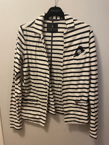 Maison Scotch vit/marin kavaj storlek 2