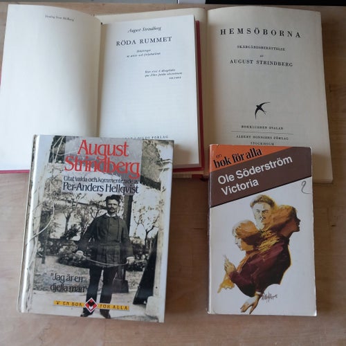 4 böcker av och om August Strindberg