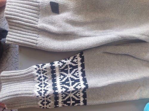 BLEND grå, svart och vit tröja, storlek M