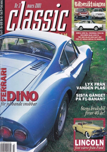 Classic 2001-3 Vanden Plas.Scania Vabis.BMW Glas.Bertil Roos