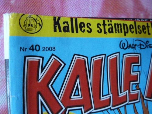 KALLE ANKA, NR 40, 2008, TIDNING