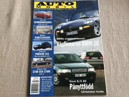 AUTOMOBIL NR 5 2000 SAAB 9-3 C,FERRARI F550,MERCEDES 320 CDI,FERRARI 412,BMW Z8