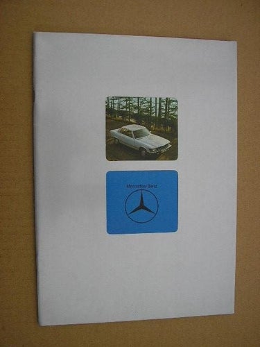 Försäljningsbroschyr MERCEDES 450 SLC