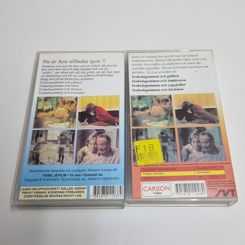 Teskeds Gumman del 1 & 2 VHS film julkalender