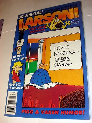 LARSON (svensk) NY OLÄST Nr 5 1996 !!!