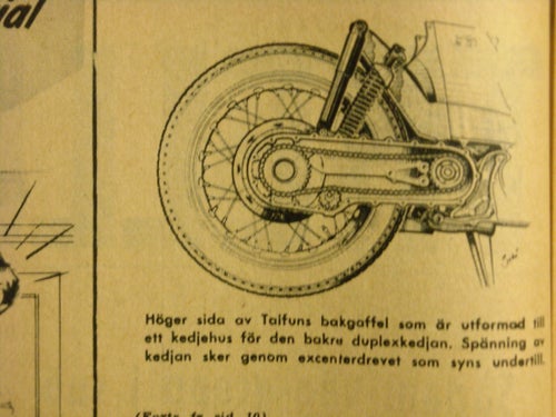 Nytest av mc Maico Taifun från 1955