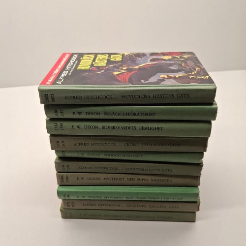 Alfred Hitchcock Tre deckare x10 Bokpaket ungdomsböcker - Se bilder för titlar