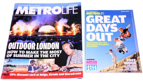 MetroLife Magazine July 8th 2005-Fatboy Slim front cover-NEW-Weight 256g