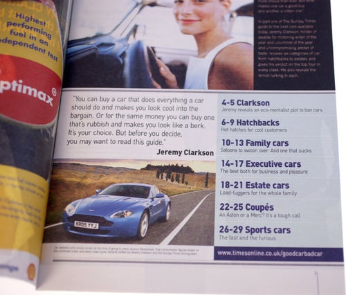 Good Car Bad Car Magazine-Sunday Times-Jeremy Clarkson-19th March 2006-NEW-54g