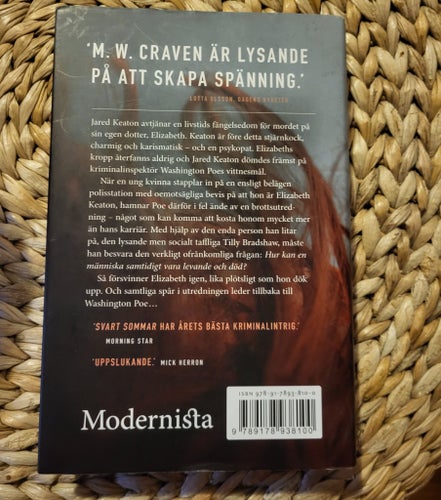 ## " Svart sommar " - thriller av M.W. Craven ##