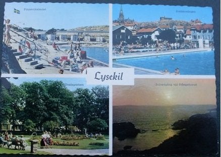 Lysekil - Pinneviksbadet Stadsparken Stångehuvud Simbassäng -Förl Lindenhag 856