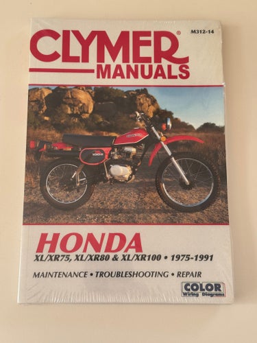 Clymer Manuals Honda XL/XR75, XL/XR80 & XL/XR100 1975-1991