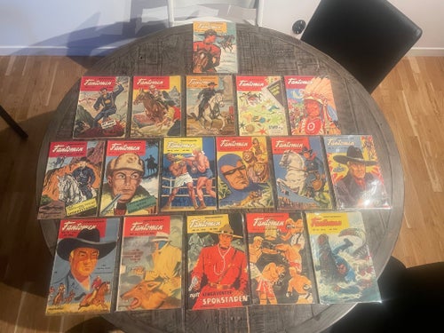 Stor samling Fantomen 1951!