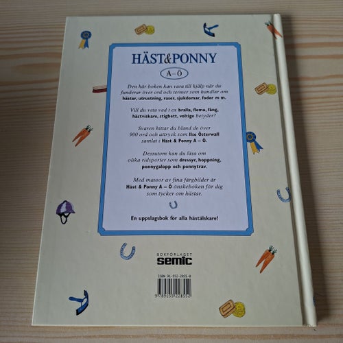 Häst & Ponny A-Ö av Ilse Österwall, 1998