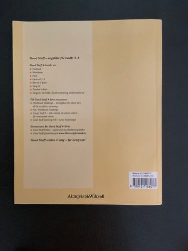 Good Stuff A Workbook av Andy Coombs, Roland Hagkvärn, Kjell Johansson, Monika