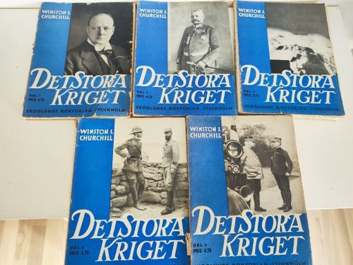 Det Stora Kriget av Winston S. Churchill, 1935