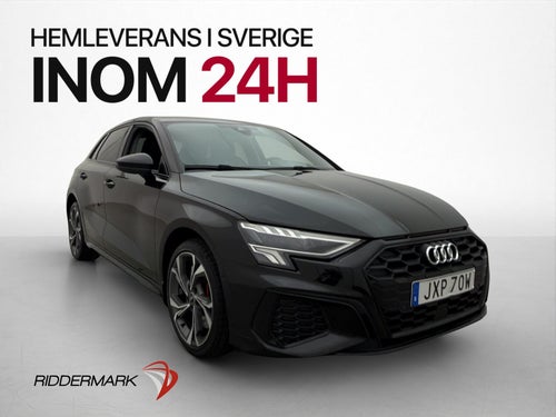 Audi A3 45 TFSI e 245hk S-Line Cockpit P-Sensorer CarPlay