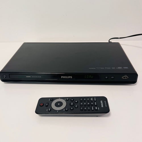 Philips DVP3580 DVD-spelare med fjärrkontroll.