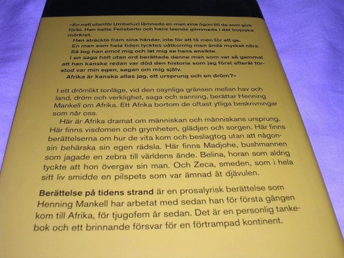 Mankell, Henning - Berättelse på tidens strand (inb) ou