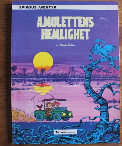 SPIROUS ÄVENTYR ALBUM NR 22 Amulettens Hemlighet 1989
