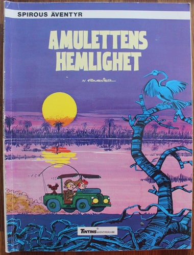 SPIROUS ÄVENTYR ALBUM NR 22 Amulettens Hemlighet 1989