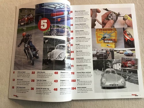 CLASSIC MOTOR NR 5 2017,DUCATI SCRAMBLER,PORSCHE,SCANIA LS,ZUNDAPP,TYPE 64,TAXI