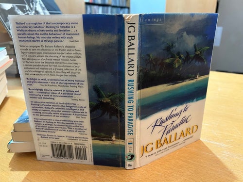 Rushing to Paradise av J G Ballard, bok, very good, SM
