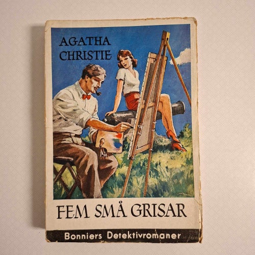 Agatha Christie - Fem små grisar hft sv 1a 1943 ett fint exemplar!!