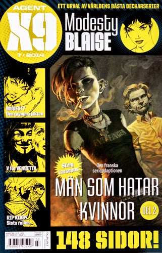 Agent X9 Serietidning 2014 nr 7 (Oläst arkivex) Modesty Blaise