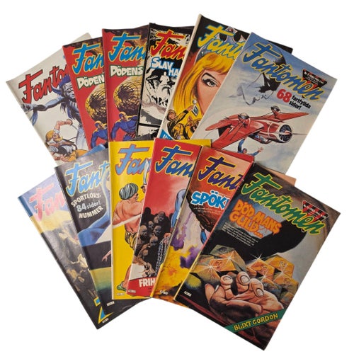 Fantomen Serietidningar - 12 st 1982-1983