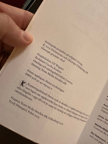 Sociologiska perspektiv på religion i Sverige av Mia Lövheim & Magdalena Nordin