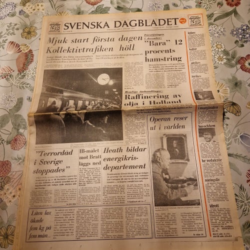 Svenska Dagbladet 9 Januari 1974