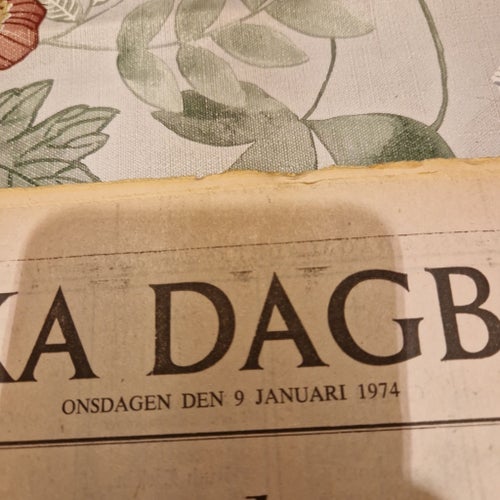 Svenska Dagbladet 9 Januari 1974