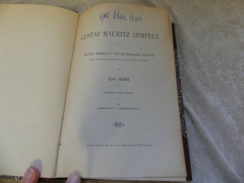 Gustaf Mauritz Armfelt av Elof Tegnér,