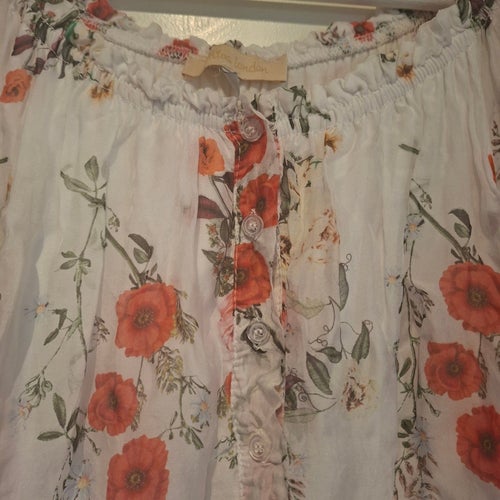 Chica London blommig blus S/M