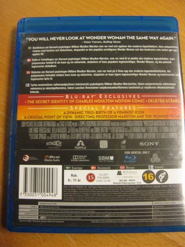 PROFESSOR MARSTON AND THE WONDER WOMEN - LUKE EVANS - BLU-RAY APRIL 2018