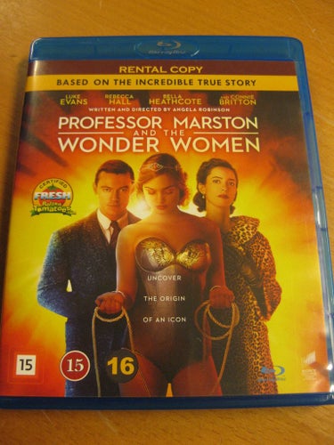 PROFESSOR MARSTON AND THE WONDER WOMEN - LUKE EVANS - BLU-RAY APRIL 2018