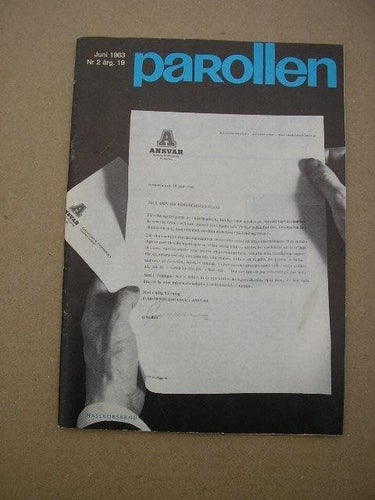Parollen 1963 Nr. 2 från Ansvar