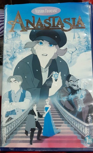 Walt Disney ANASTASIA FRANSK VERSION VHS PAL tecknad barn film Fransk
