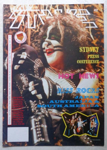 KISS 'Strike No. 19' 1997 Italian music magazine/fanzine