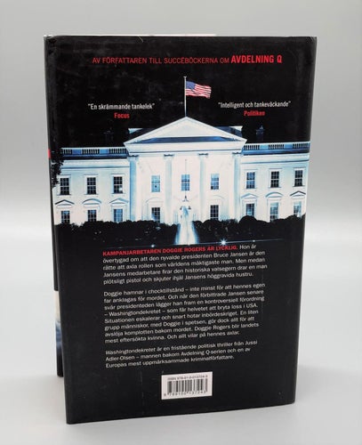 Washingtondekretet av Jussi Adler-Olsen (inbunden, politisk thriller)