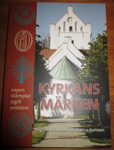 Kyrkans märken, beskrivningar av vapen, stämplar; sigill och emblem