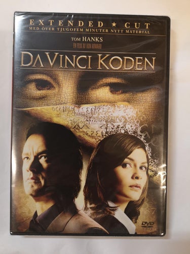 DVD The Da Vinci Code Da Vinci Koden Tom Hanks Extended Cut INPLASTAD