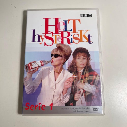 DVD - BBC - Helt Hysteriskt. Serie 1. 6 avsnitt. Absolutely Fabulous